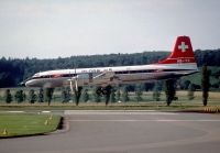 Photo: Globe Air, Bristol Britannia 310, HB-ITC