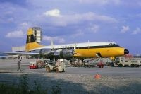 Photo: Monarch Airlines, Bristol Britannia 310, G-AOVI