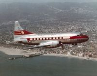 Photo: Western Airlines, Convair CV-240, N8410H