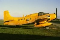 Photo: Svensk Flygtjanst, Douglas A-1 Skyraider, SE-EBD